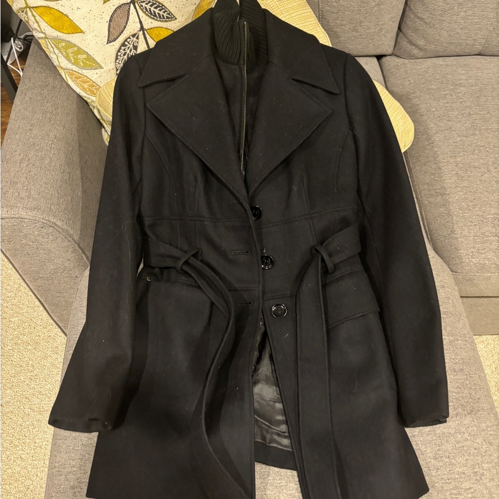 Marvin Richards Vintage Elegant Black Women's Coat